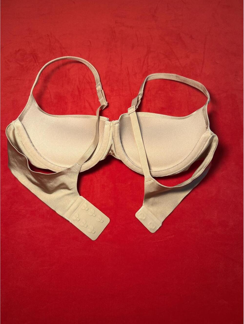 NWOT Skims Ultimate Push-Up Balconette Bra Color Clay Size 32C - Picture 2 of 3